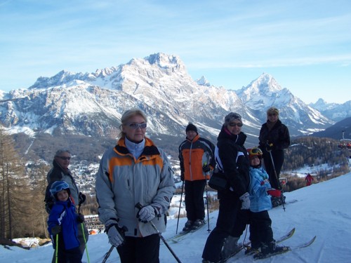 Z przyjaciolmi w Cortina d-Ampezzo-Wlochy-2007