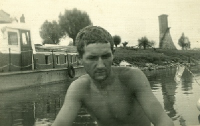 07-Jozef Kolodziej przy tamie Na Dabiu-sierpien 1967