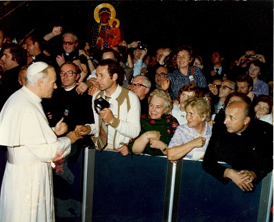 Papiez i Jozef kolodziej w Rzymie-1982-10 pazdziernik