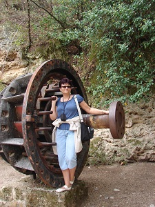 Stare mlynskie kolo w Parku Narodowym Krka