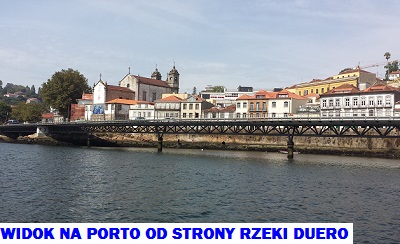 Widok na Porto od strony rzeki Duero