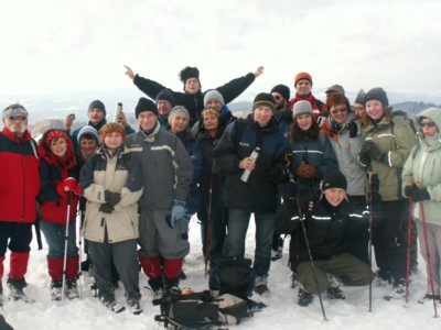 02-Wedrowcy na zimowym rajdzie w Slowacji.JPG